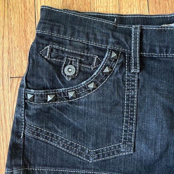 vintage lowrise studded shorts - Picture 2 of 7